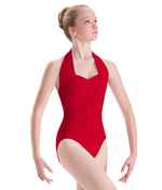 Long Halter Overlay Leotard Motionwear (Adult)