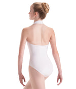 Long Halter Overlay Leotard Motionwear (Adult)