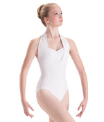 Long Halter Overlay Leotard Motionwear (Adult)