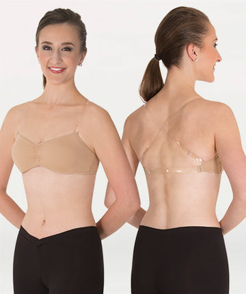 Padded Clear Back Bandeau Bra (Adult)