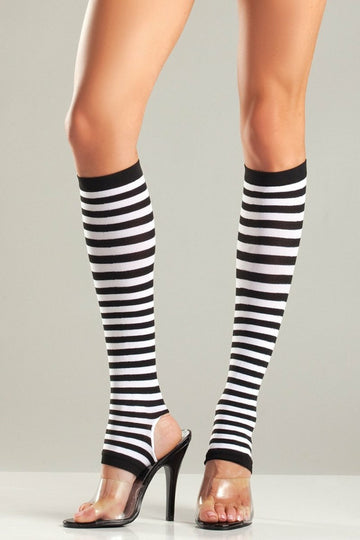 Striped Stirrup Knee Highs