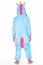 Kuscheliger Einhorn-Strampler (Blau, Kind)