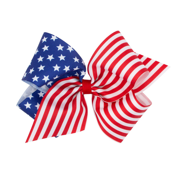 Patriotic Flag Bow