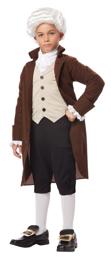 Benjamin Franklin Colonial Boys Costume