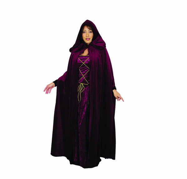 Dark Lair Deluxe Velvet Cloak (Adult)