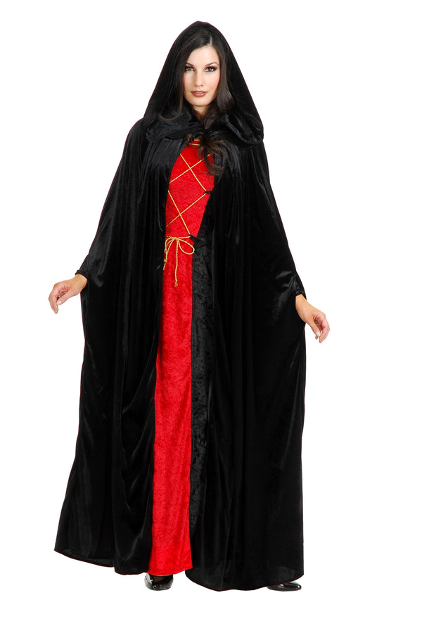 Hooded Cloak Velvet (Adult)