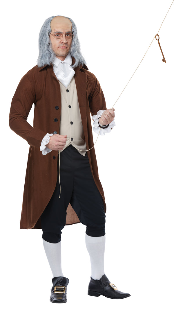 Benjamin Franklin Colonial Man Costume (Adult)