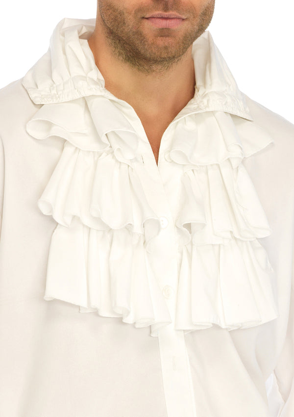 Ruffled Shirt White (Adult)