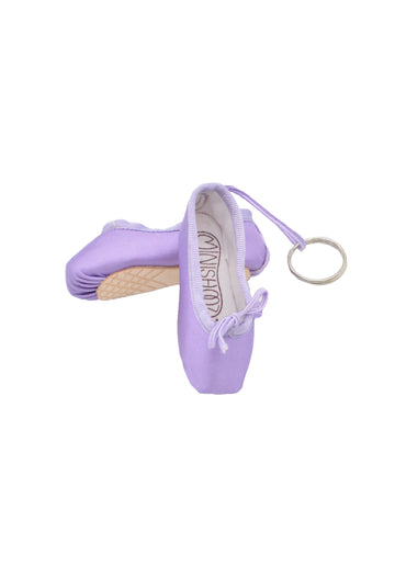 Pointe Shoe Keychain - Lavender
