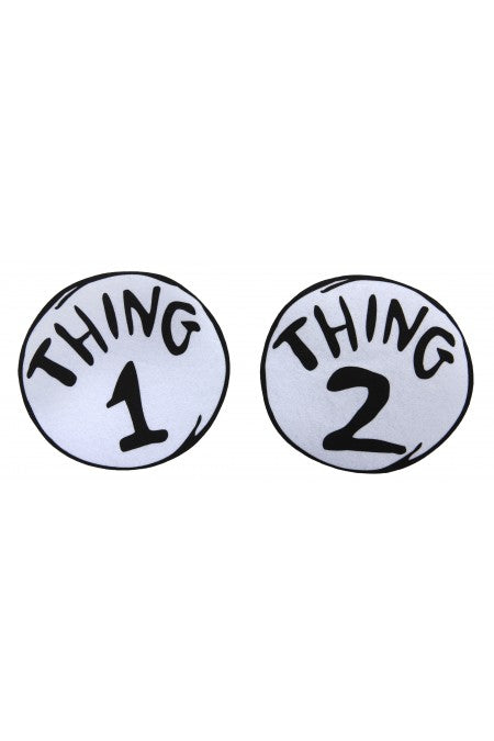 Thing 1- 9 Iron On Patches