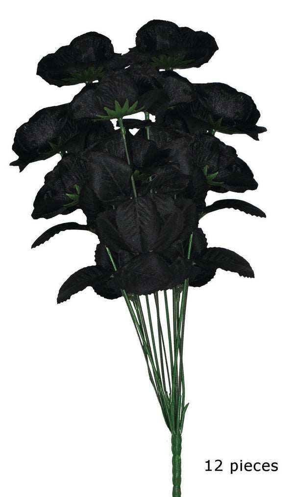 Black Flower Decor