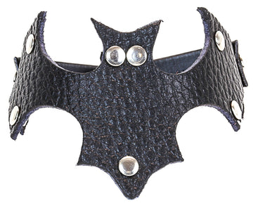 Leather Bat Bracelet