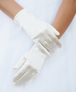 Satin Wrist Length Gloves (Adult)