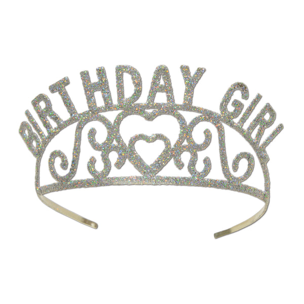 Glitter Birthday Girl Crown