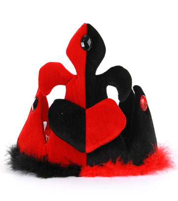 Queen of Hearts Plush Crown