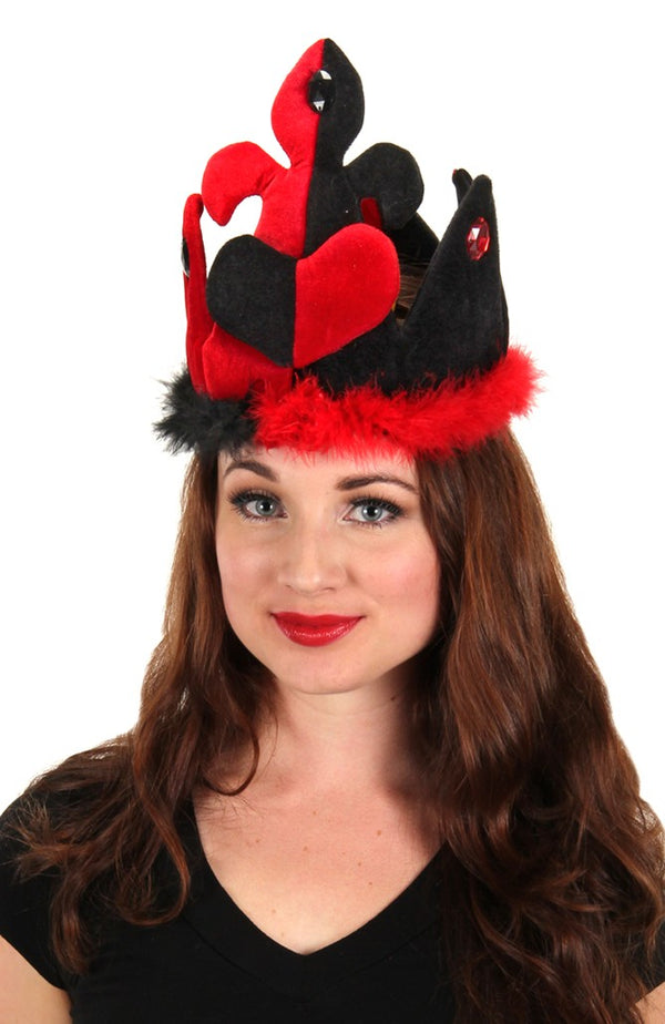 Queen of Hearts Plush Crown