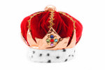 King Plush Hat Red