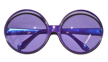 Purple 70's Glasses