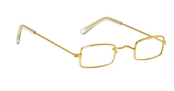 Gafas rectangulares de estilo antiguo.