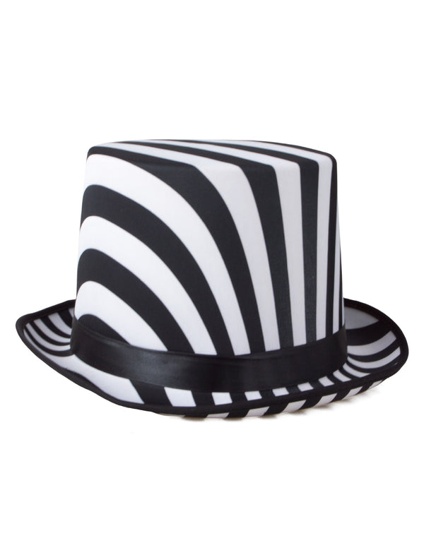 Striped Top Hat