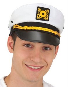 Yacht Captain Hat (White)
