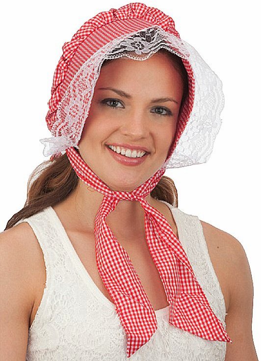 Cotton Gingham Bonnet