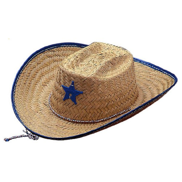 Straw Sheriff Hat