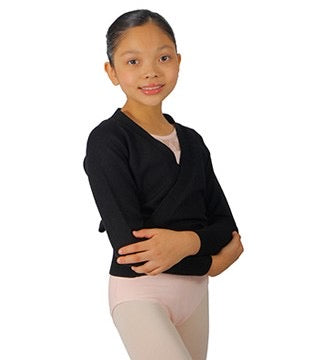 Black Wrap Sweater (Child)