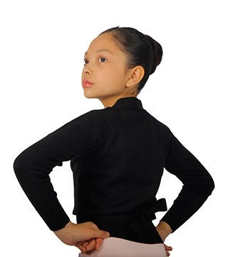 Black Wrap Sweater (Child)