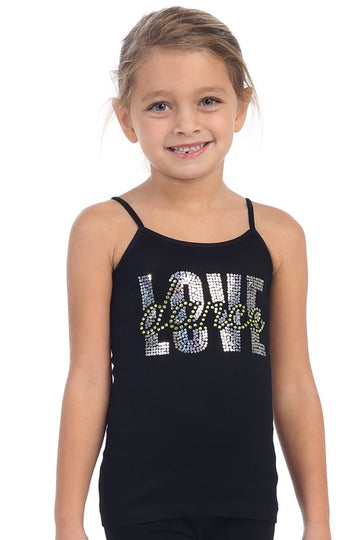 Love Dance Sequin Cami Top