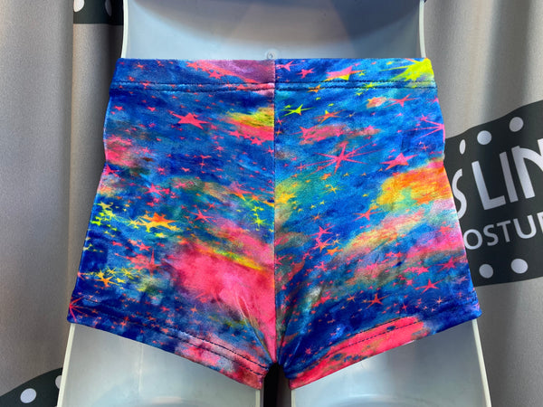 Shorts aus Velours „Clouds“ (6/7 Kinder)