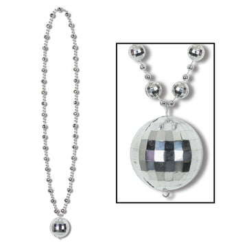 Mirrored Ball Disco Necklace