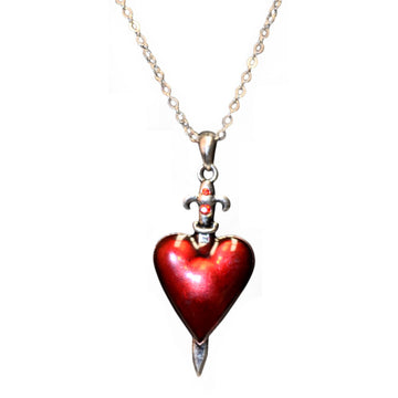 Sword Heart Necklace