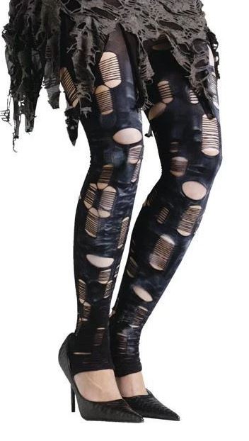 Zombie Tattered Tights