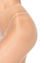 Transparente Strumpfhose aus Elasthan