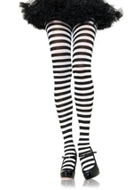 Thin-Striped Tights