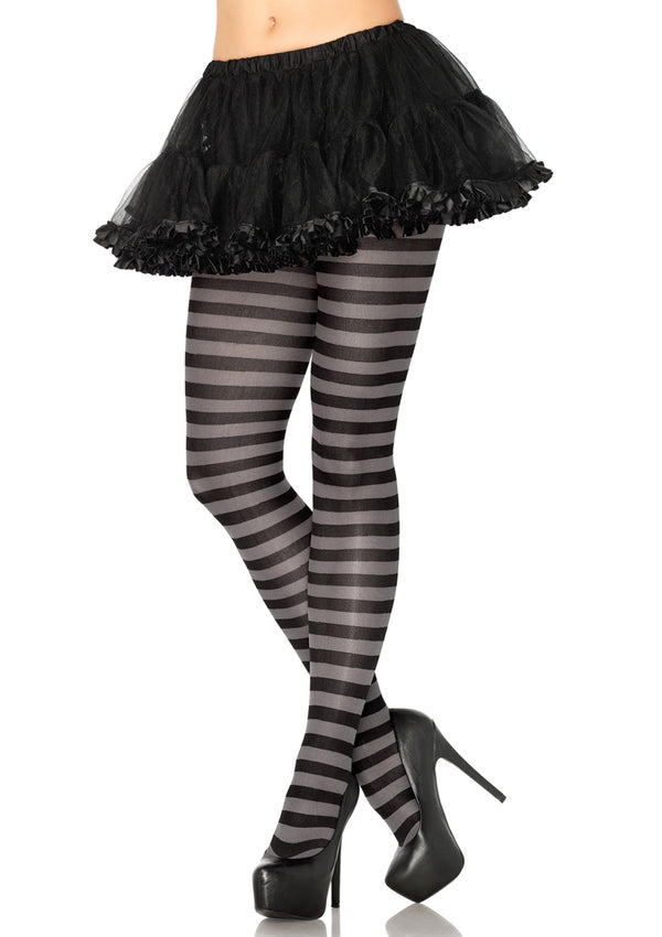 Thin-Striped Tights