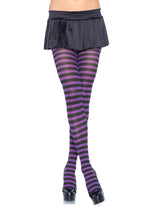 Thin-Striped Tights