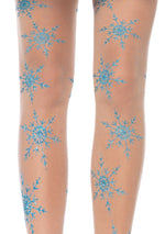 Let it Snow Sheer Glitter Tights