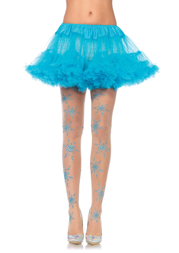 Let it Snow Sheer Glitter Tights