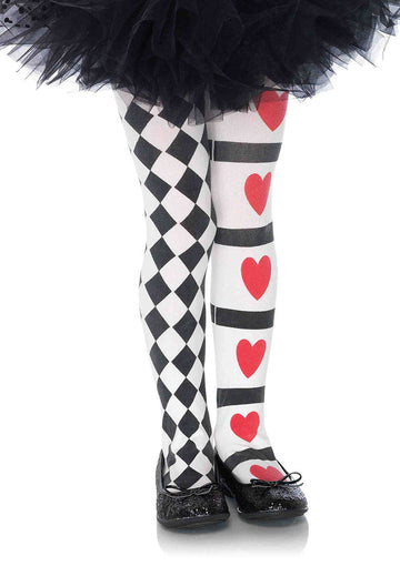 Harlequin and Heart Tights (Child)