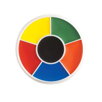 Rainbow Creme Pro Character Makeup Wheel (6 colors) by Ben Nye