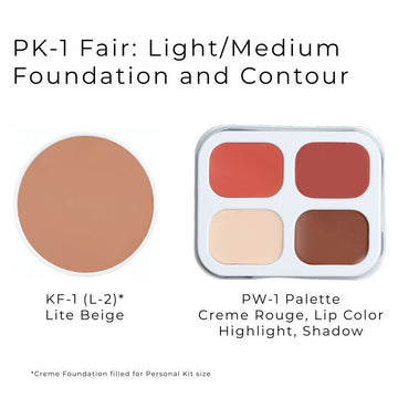 Personal Makeup Kit (Fair Tones) by Ben Nye