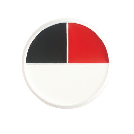Red/White/Black Pro Creme Character Wheel (3 colors) by Ben Nye