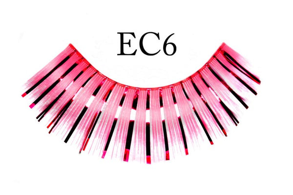 Metallic Eyelashes (Bright Pink)