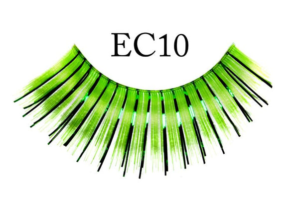 Metallic Eyelashes (Lime Green)