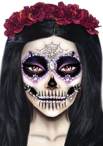 Calavera Face Jewels