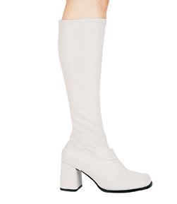 Go-Go Boots White (Adult)