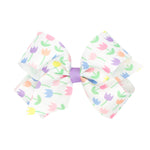 Spring Print Bow