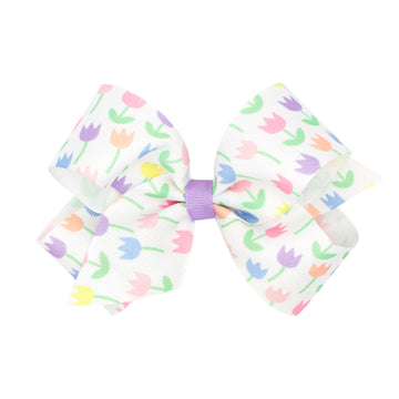 Spring Print Bow